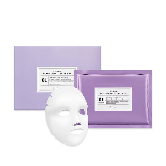 Увлажняющая шёлковая премиум-маска со скваланом Dr. Althea Premium Squalane Silk Mask