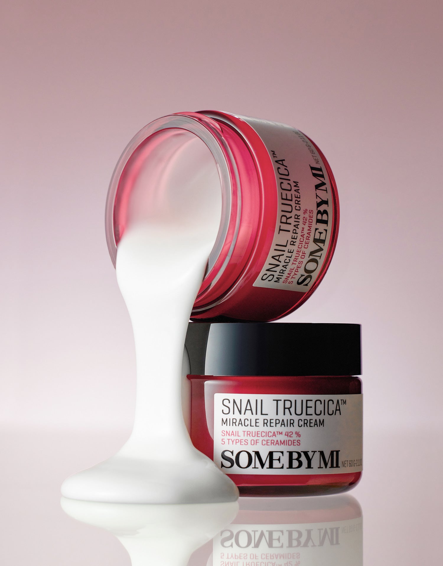 Восстанавливающий крем с муцином чёрной улитки Some By Mi Snail Truecica Miracle Repair Cream 60 ml