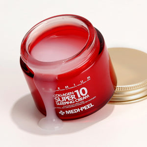 Омолаживающий ночной крем для лица с коллагеном MEDI-PEEL COLLAGEN SUPER 10 SLEEPING CREAM 70ml