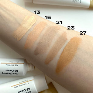 BB-крем для чувствительной кожи с экстрактом центеллы Purito Cica Clearing BB Cream - тон 15 - Rose Ivory