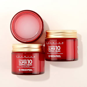 Омолаживающий ночной крем для лица с коллагеном MEDI-PEEL COLLAGEN SUPER 10 SLEEPING CREAM 70ml