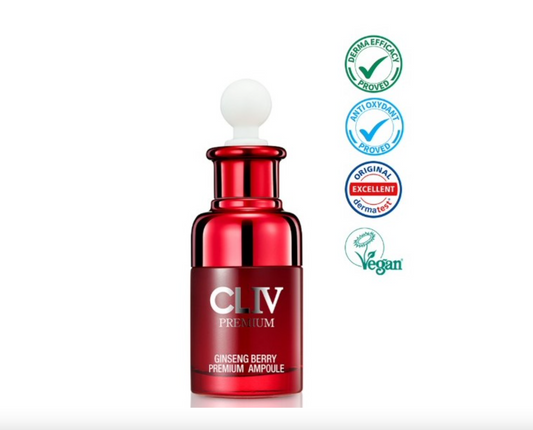 Энергизирующая лифтинг-сыворотка для лица с экстрактом ягод женьшеня CLIV Ginseng Berry Premium Ampoule 30 ml
