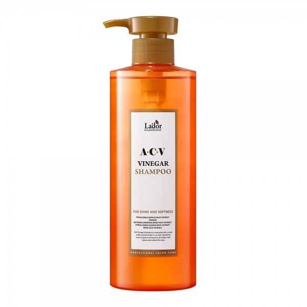 Шампунь с яблочным уксусом для блеска волос Lador ACV Vinegar Shampoo — 430 мл