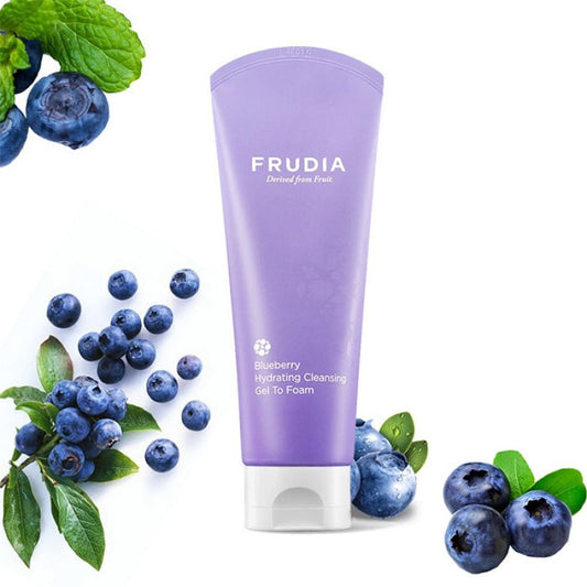 Увлажняющая гель-пенка для умывания с экстрактом черники Frudia Blueberry Hydrating Cleansing Gel To Foam 145мл