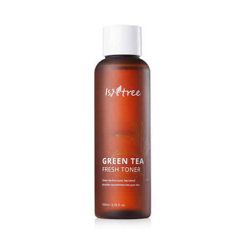 Освежающий бесспиртовый тонер на основе зелёного чая 80% IsNtree Green Tea Fresh Toner 200 ml