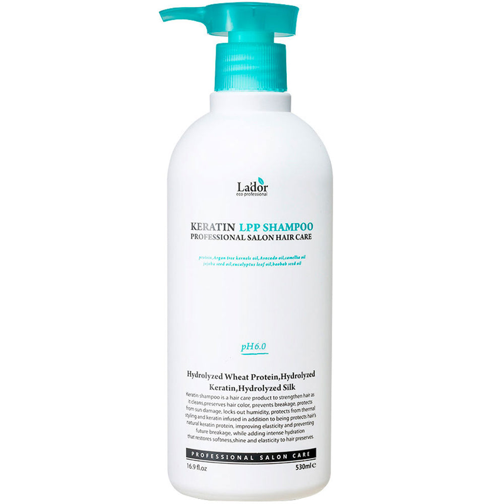 Sulfate-free protein shampoo Lador Keratin LPP Shampoo - 530 ml 